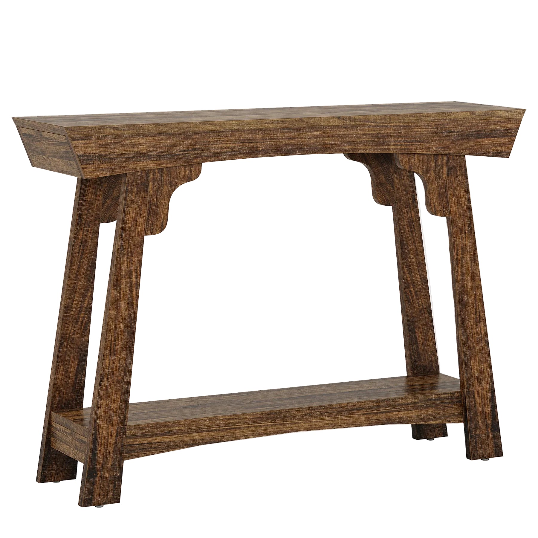 Tribesigns Consoletafel, Smalle 2-Tier Haltafel met Plank