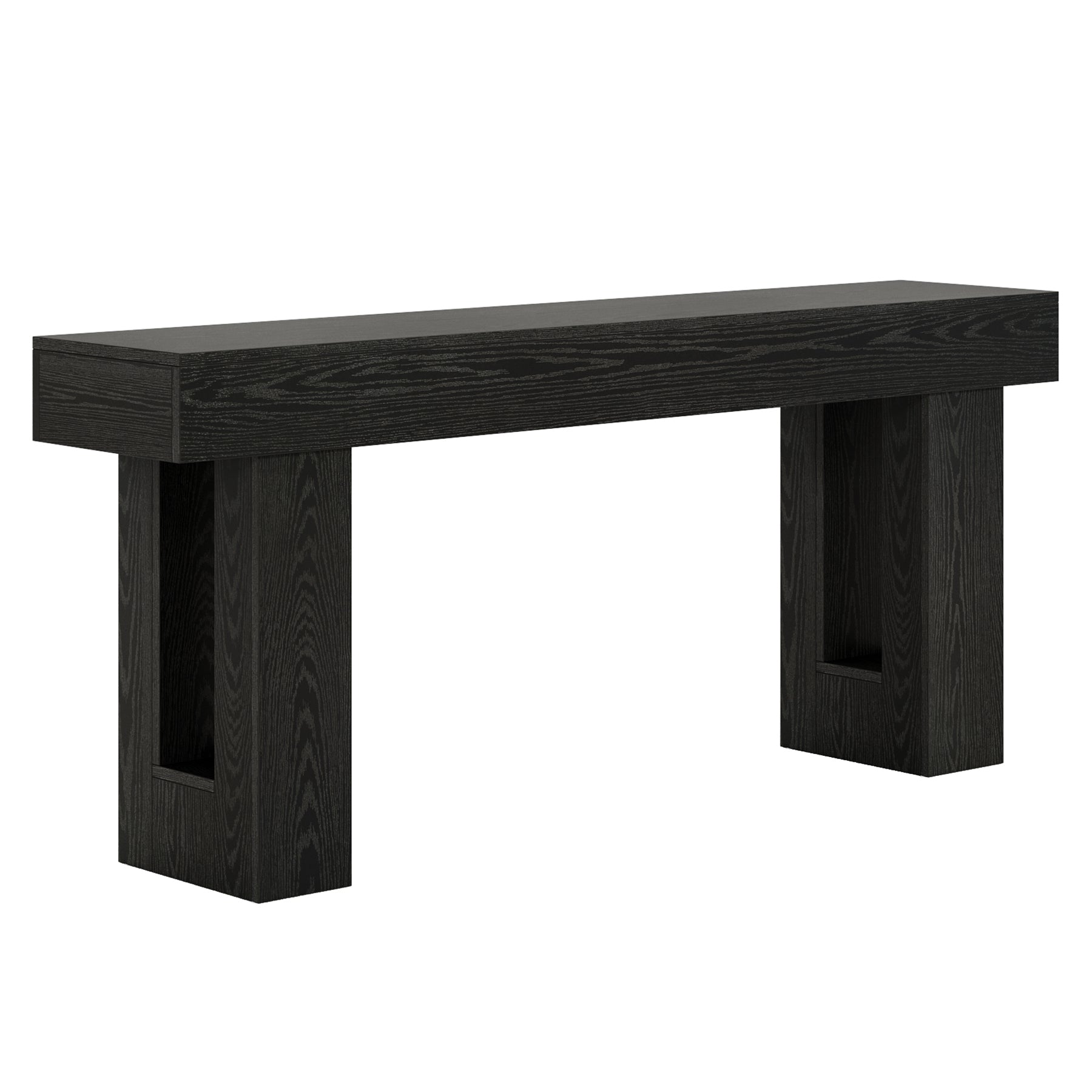 Tribesigns Table console de 160 cm, Table d'entrée de style ferme en bois