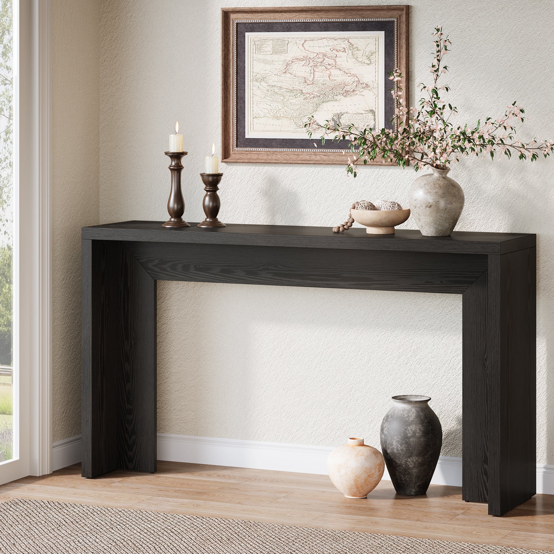 Rustieke consoletafel van 140 cm, boerenbanktafel, haltafel