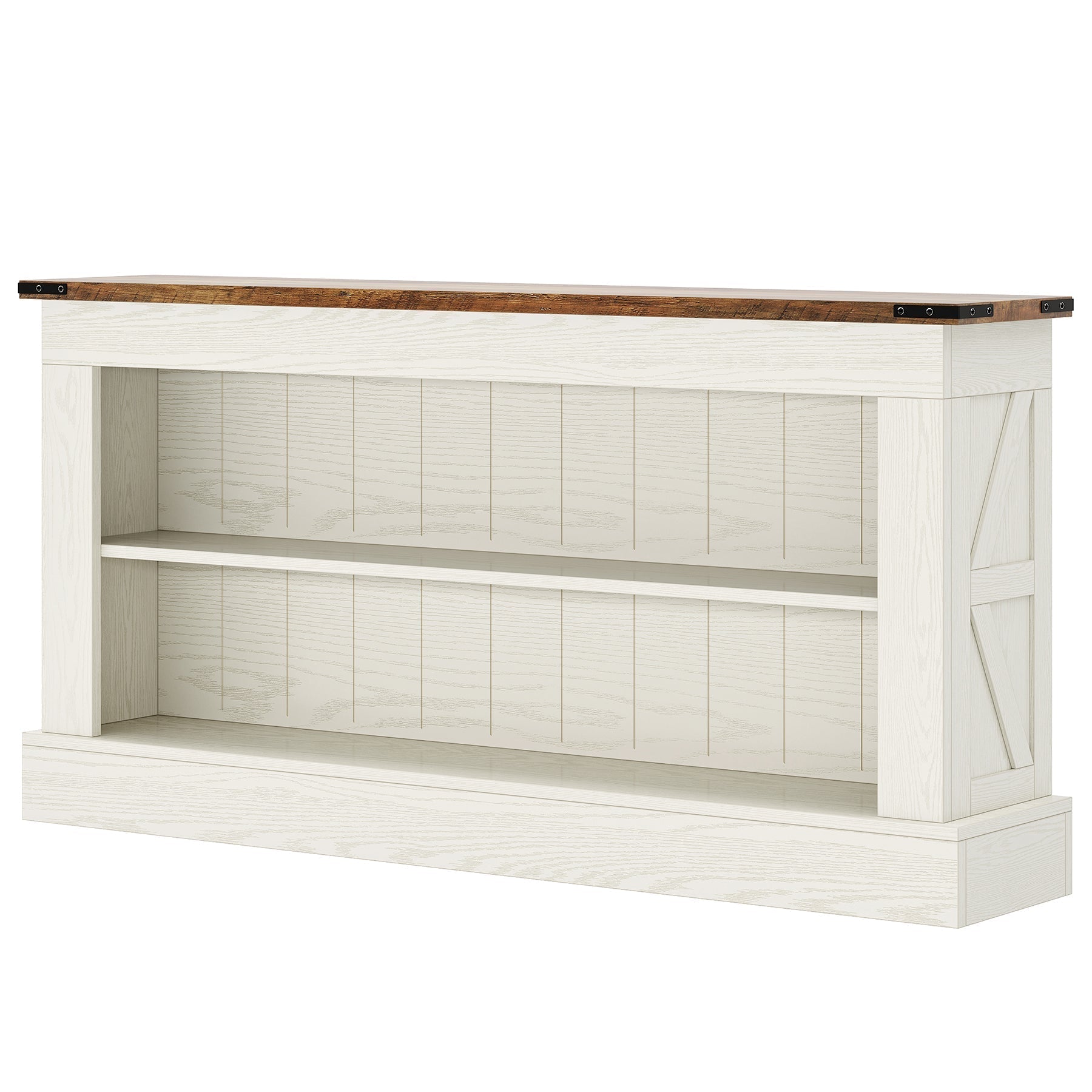 Tribesigns Console van 160 cm, Haltafel en Salontafel met Opbergruimte