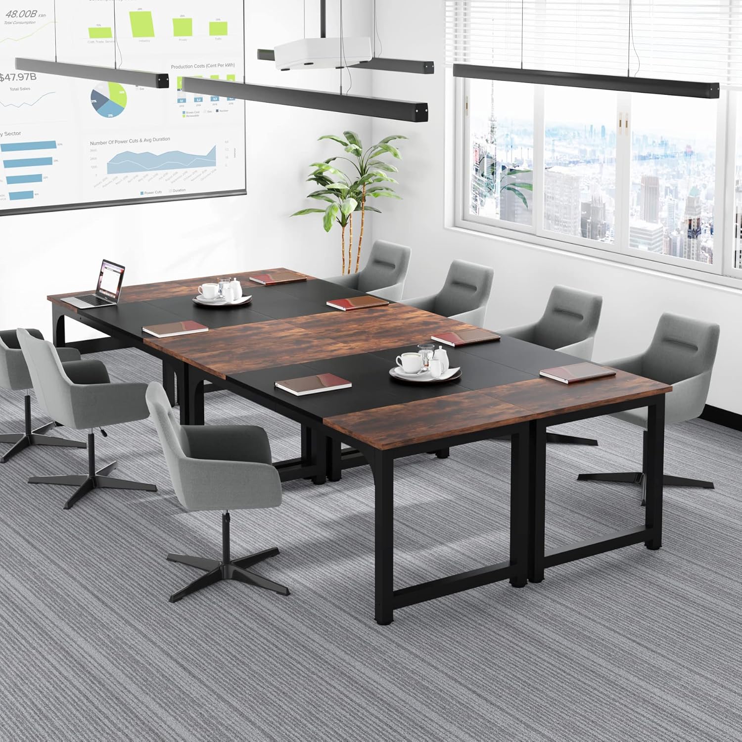 Tribesigns Computerbureau, Thuiswerkbureau Design kantoormeubelen