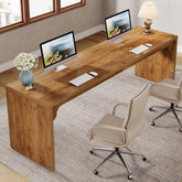 Tribesigns Bureau d'ordinateur, Bureau exécutif double de 180 cm de long 3