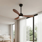 Tribesigns Ventilateur de plafond de 106 cm avec éclairage, Ventilateur de plafond LED avec télécommande moteur CC réversible 6 vitesses 3