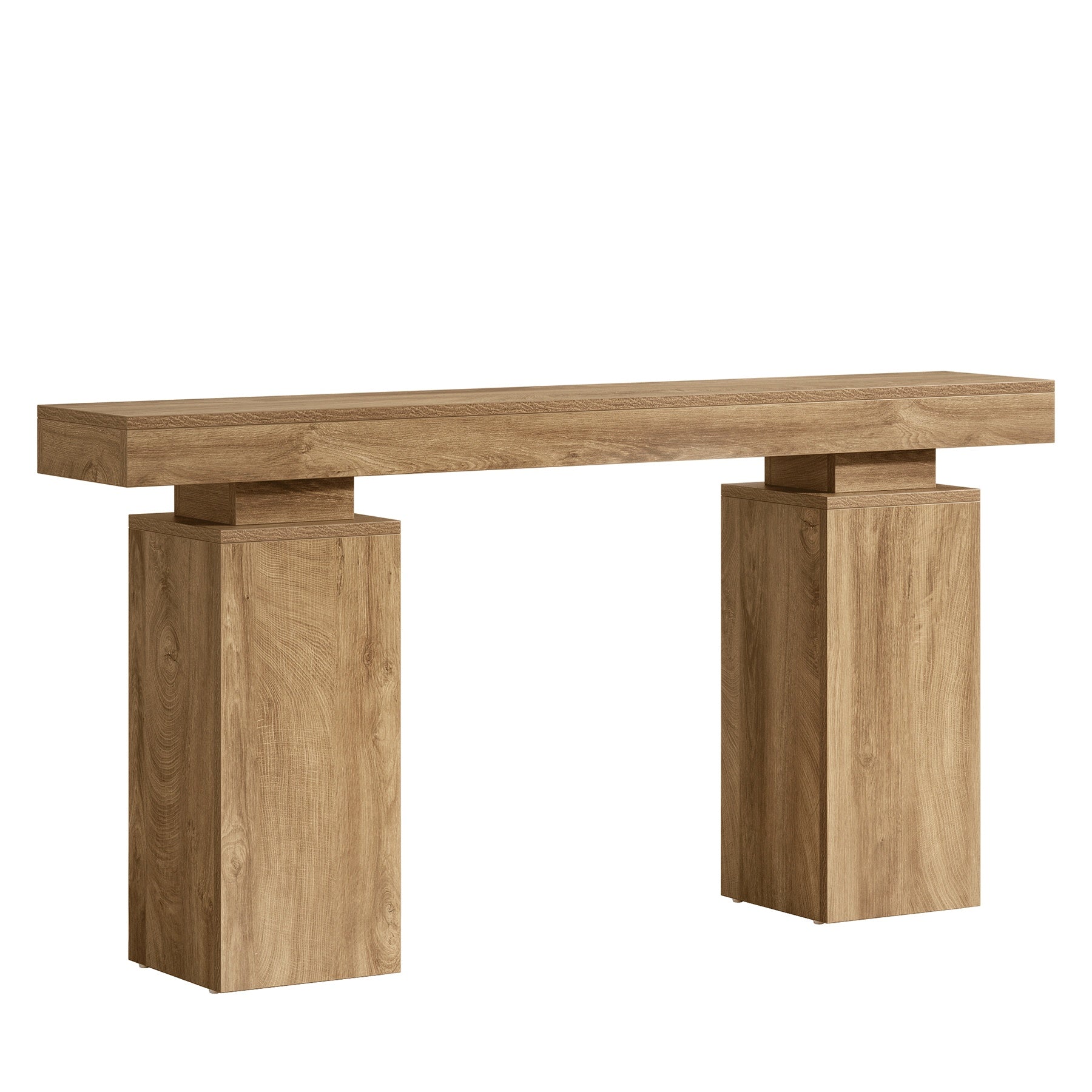 Tribesigns Console van 160 cm, Landelijke Houten Haltafel voor Woonkamer en Gang
