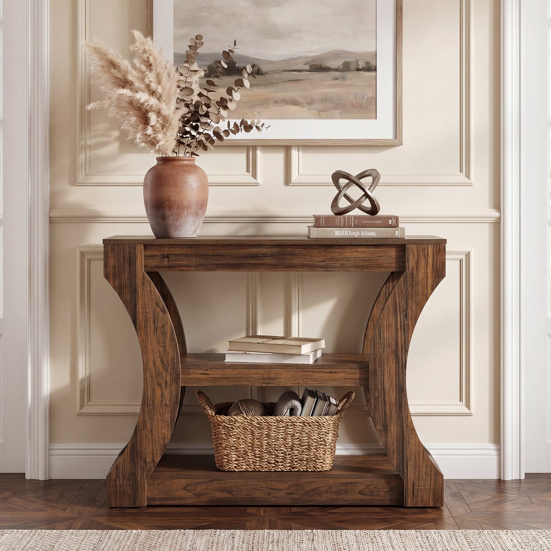 Tribesigns Petite Console de 104 cm, Table Étroite avec Rangement pour Entrée