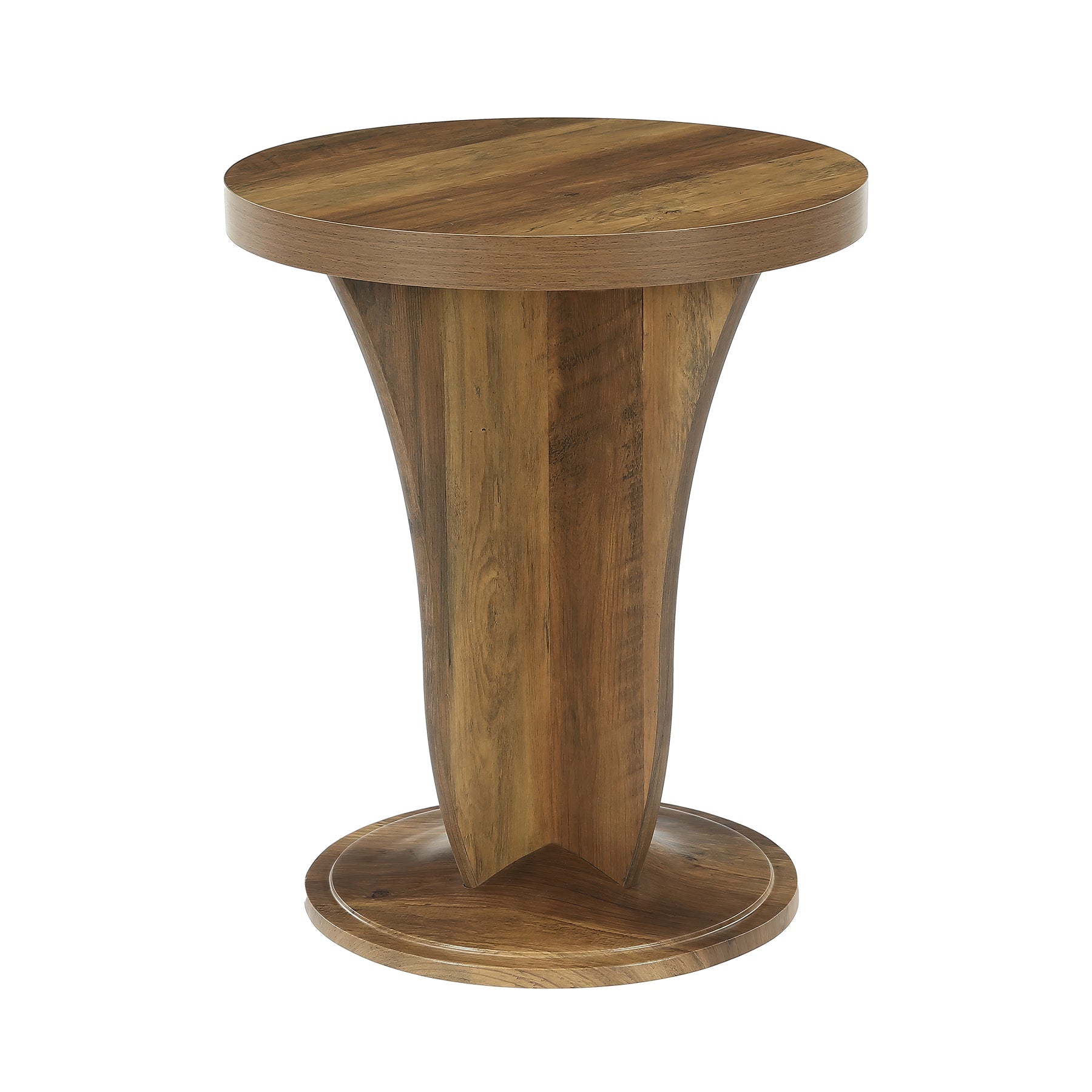 Tribesigns Table d’Appoint Ronde en Bois 50 cm pour Salon