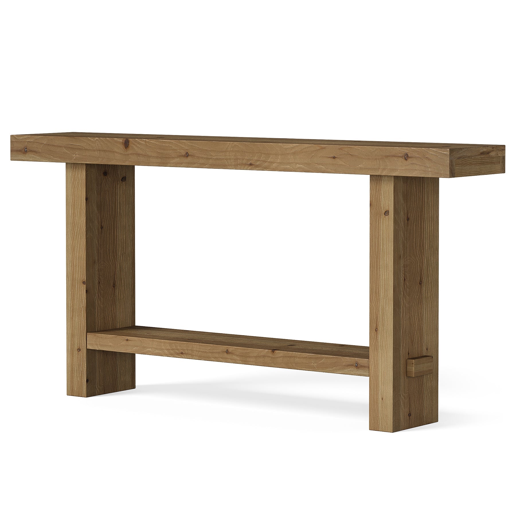 Tribesigns Table console extra longue avec plateau élargi et double base stable pour salon