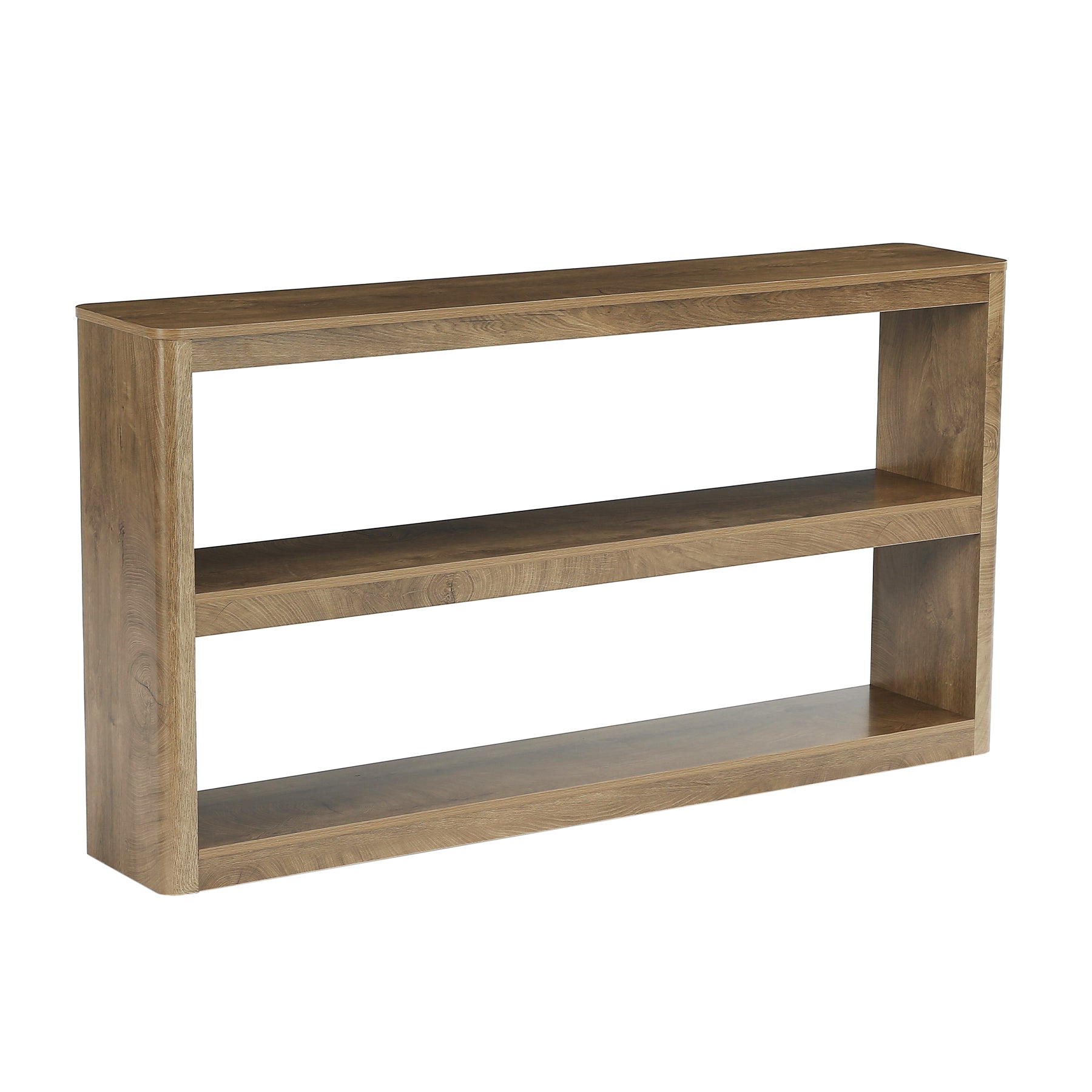 Tribesigns Console de 160 cm, Table de Canapé Moderne avec 3 Étagères de Rangement