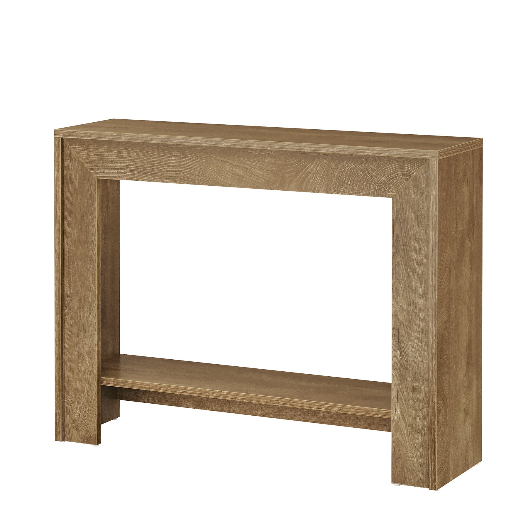 Tribesigns Console Étroite de 105 cm avec Rangements Ouverts, Idéale pour Entrée et Salon