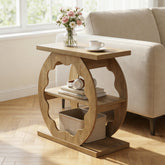 Tribesigns Table d’appoint de 60 cm à 3 niveaux avec rangement pour canapé 3