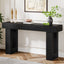 Tribesigns Table console de 160 cm, Table d'entrée de style ferme en bois