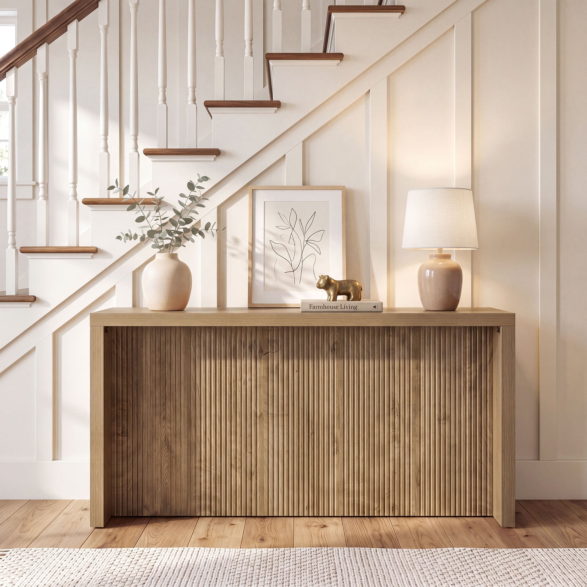 Tribesigns Console de 160 cm, Table de Canapé Rustique pour Entrée et Couloir