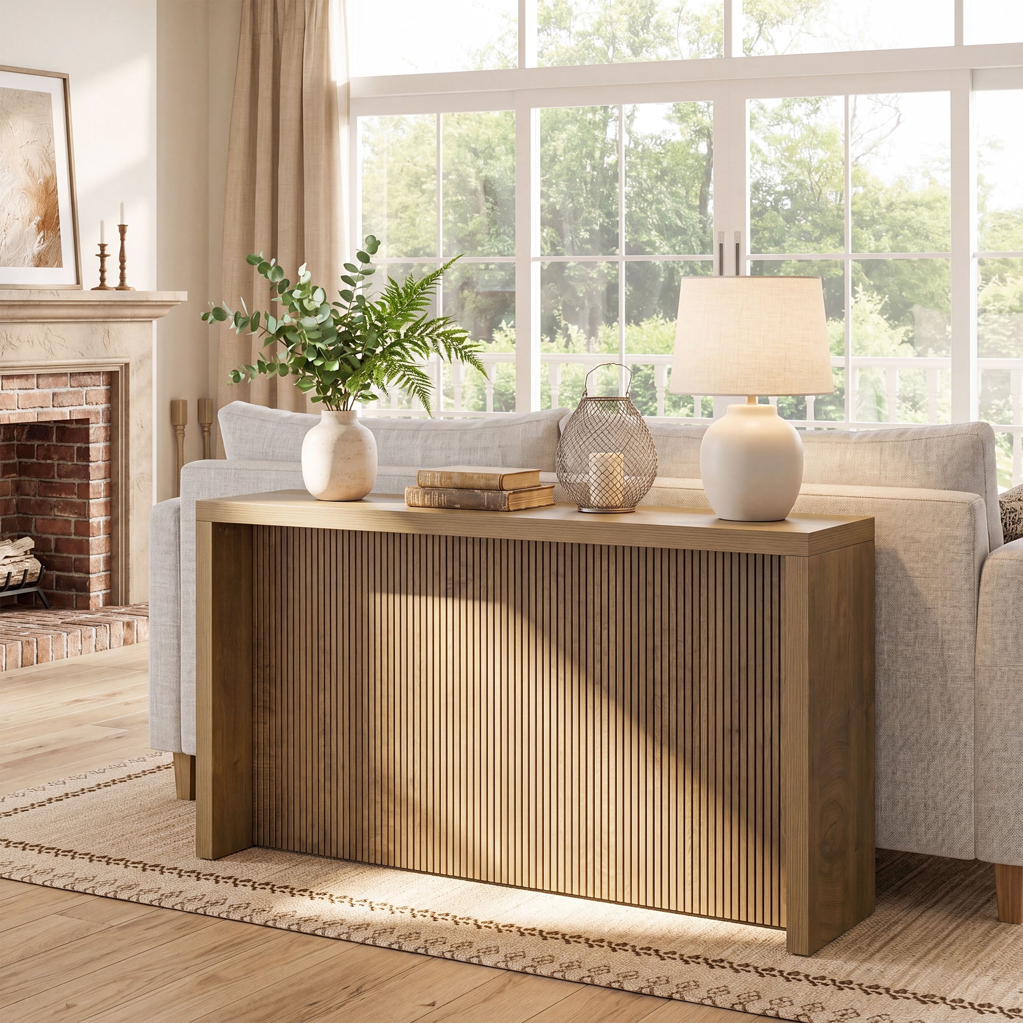 Tribesigns Console de 160 cm, Table de Canapé Rustique pour Entrée et Couloir