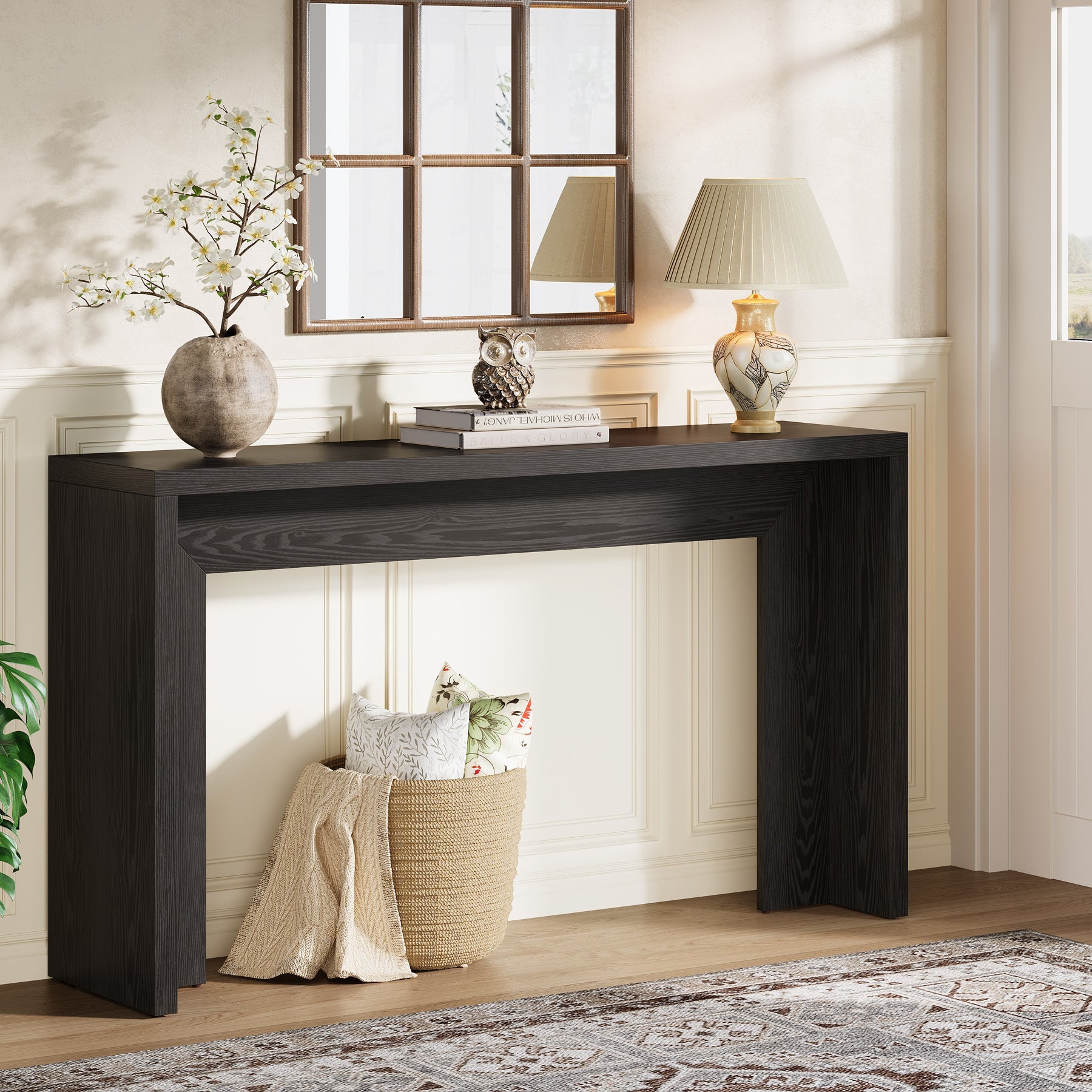 Rustieke consoletafel van 140 cm, boerenbanktafel, haltafel