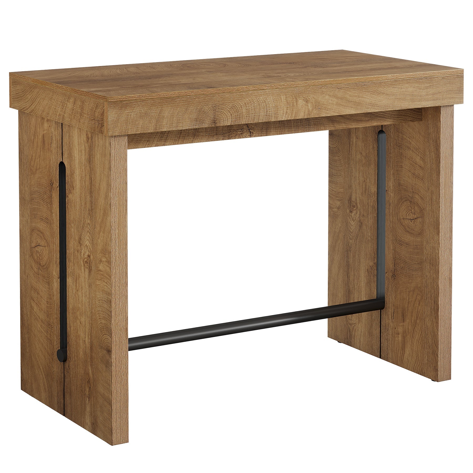 Tribesigns Table de bar hauteur 104,9 cm, table de pub haute rectangulaire pour bistrot