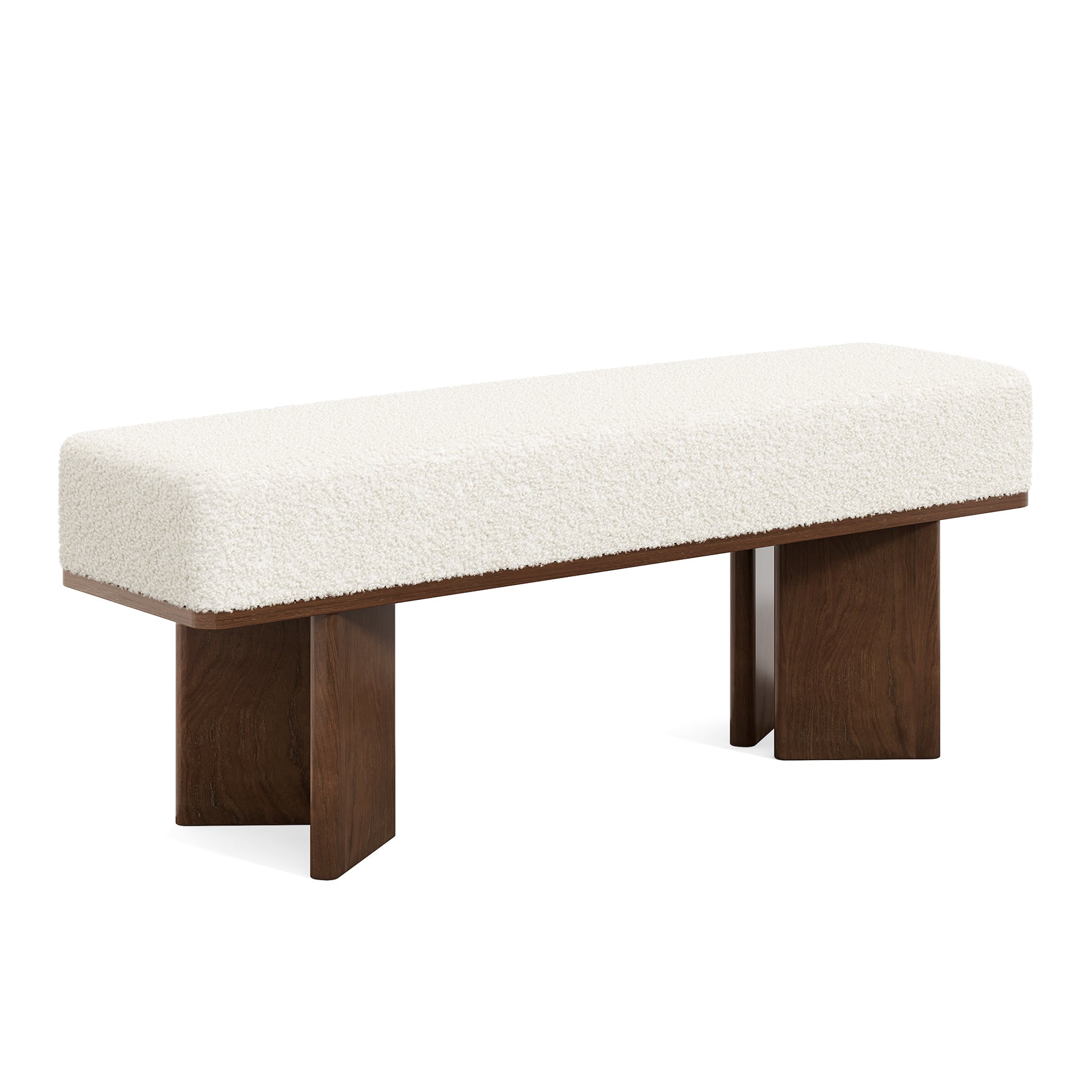 Tribesigns Banc de rangement, Étagère à chaussures de 120 cm Tabouret de lit avec coussin