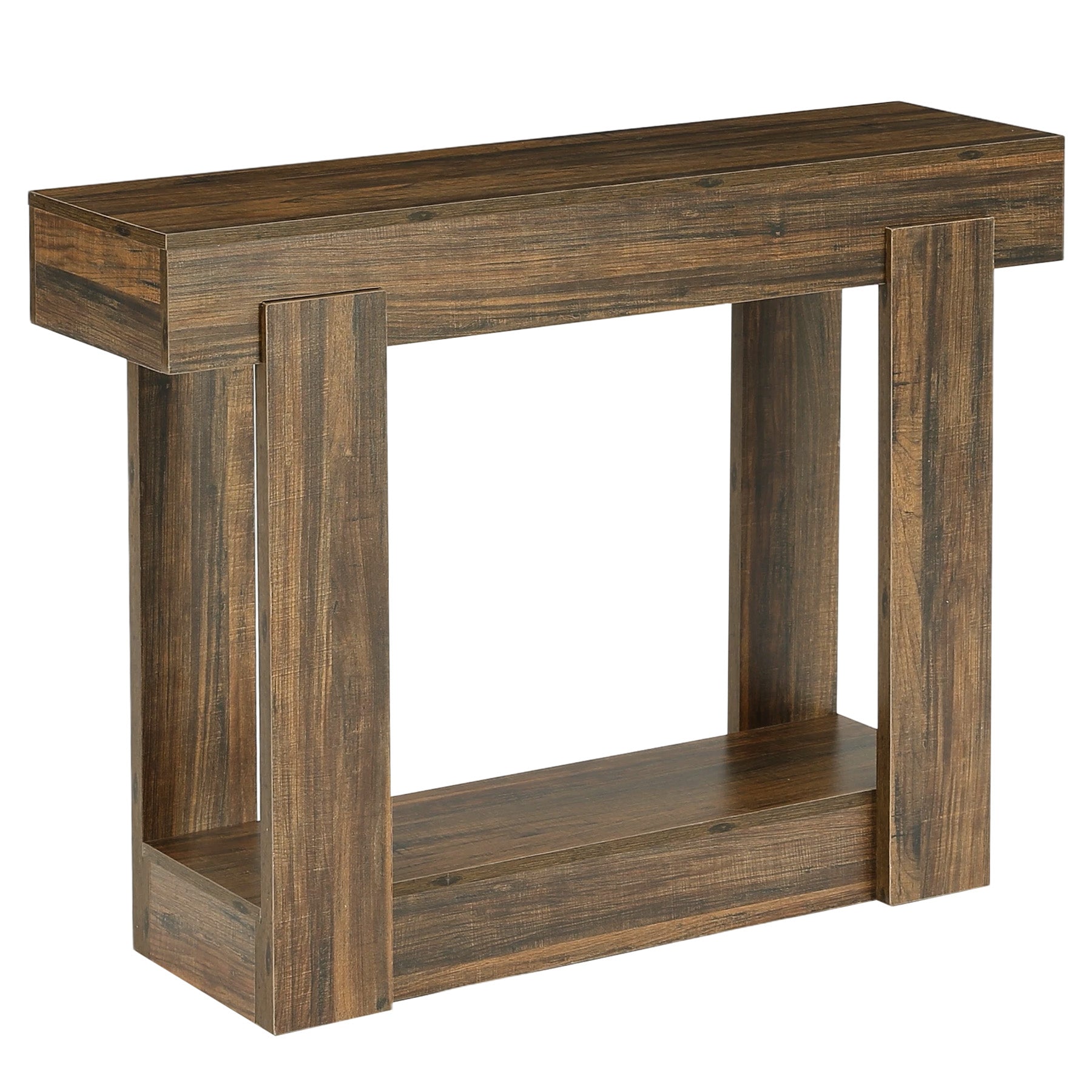 Tribesigns Console de 105 cm avec Étagère, Table d’Entrée Étroite Style Campagne