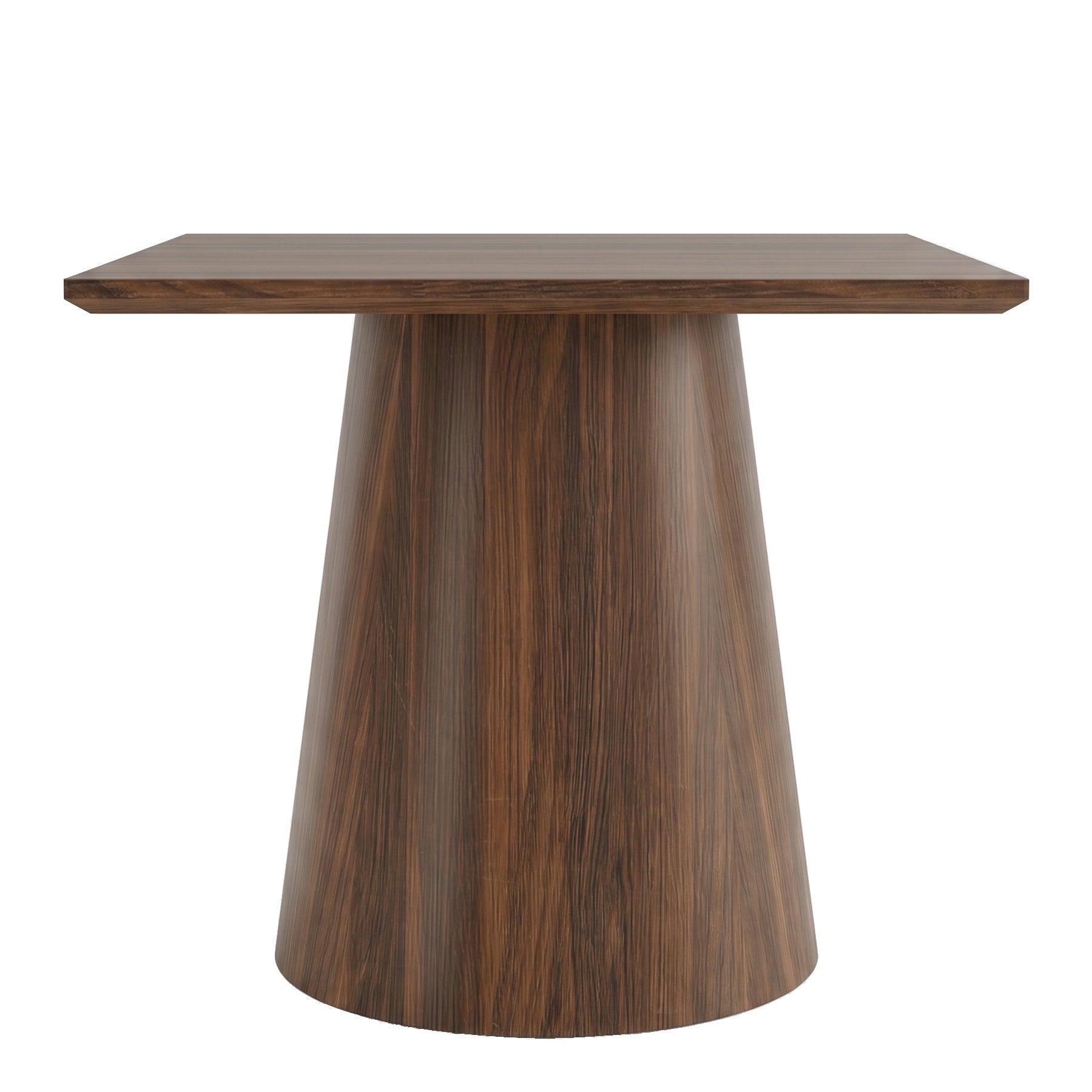 Tribesigns Table de Cuisine Carrée 80 x 80 cm avec Pied Central, Table à Manger Compacte pour Petits Espaces