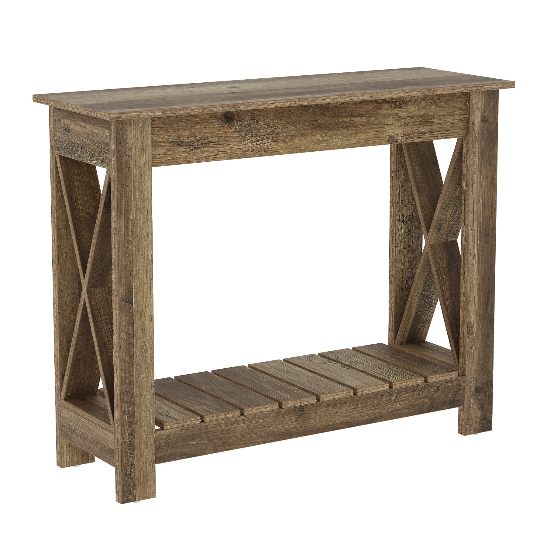 Tribesigns Console en Bois 100 x 30 x 80 cm pour Petits Espaces