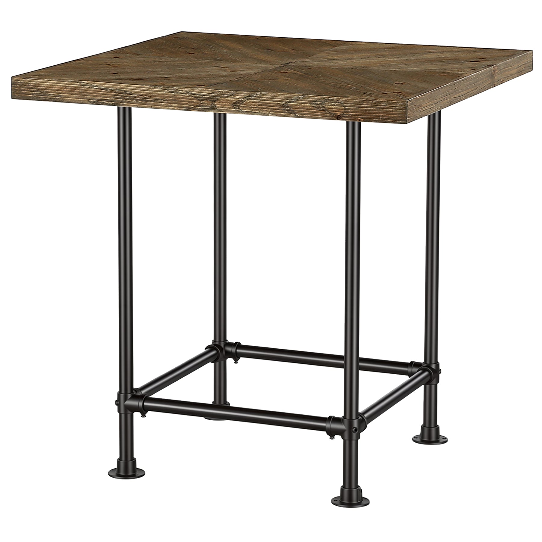 Tribesigns Table de bar carrée de 90 cm, table haute pour cocktails et café (table uniquement)