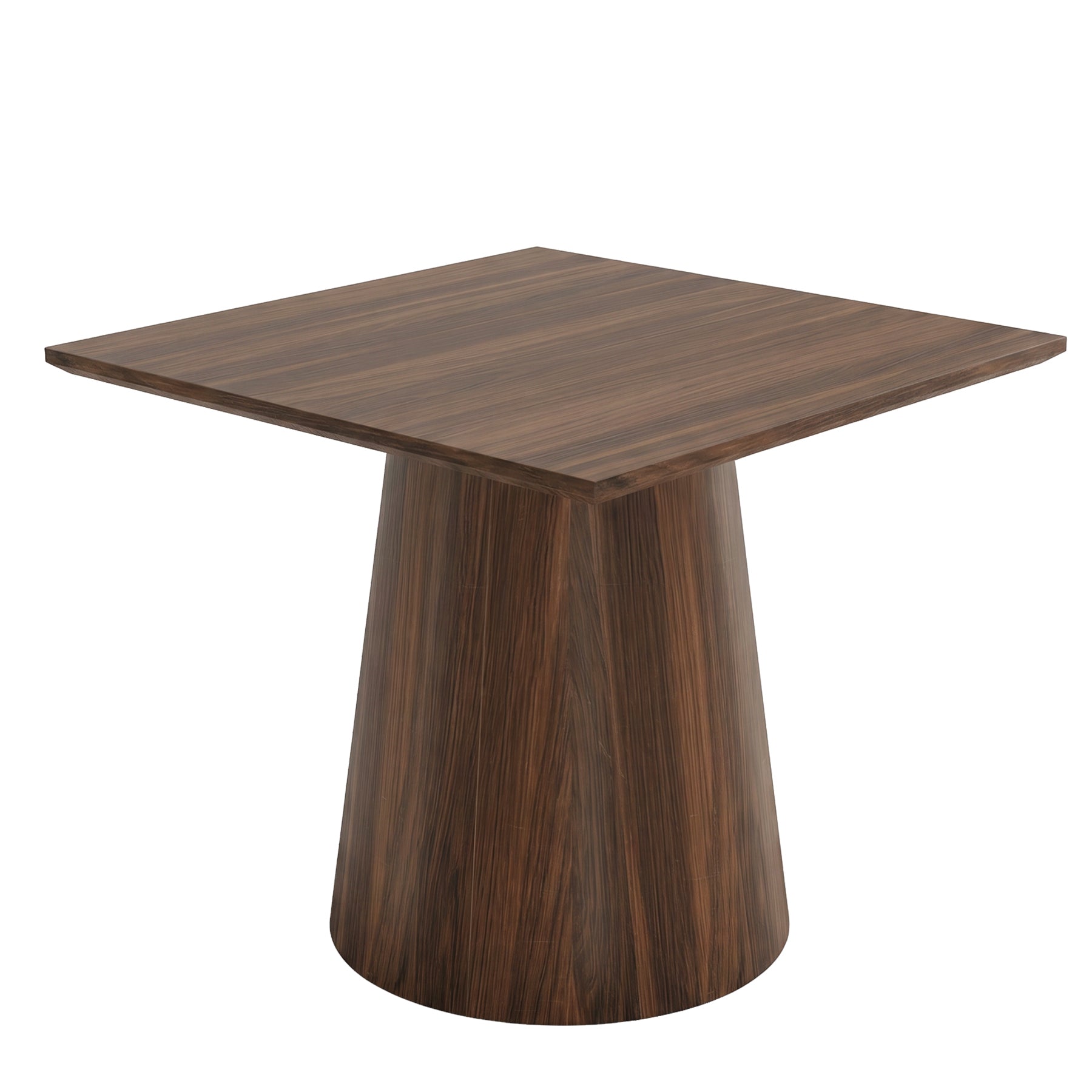 Tribesigns Table de Réunion Carrée de 80 cm avec Plateau Épais, Table de Bureau en Bois pour 4 Personnes