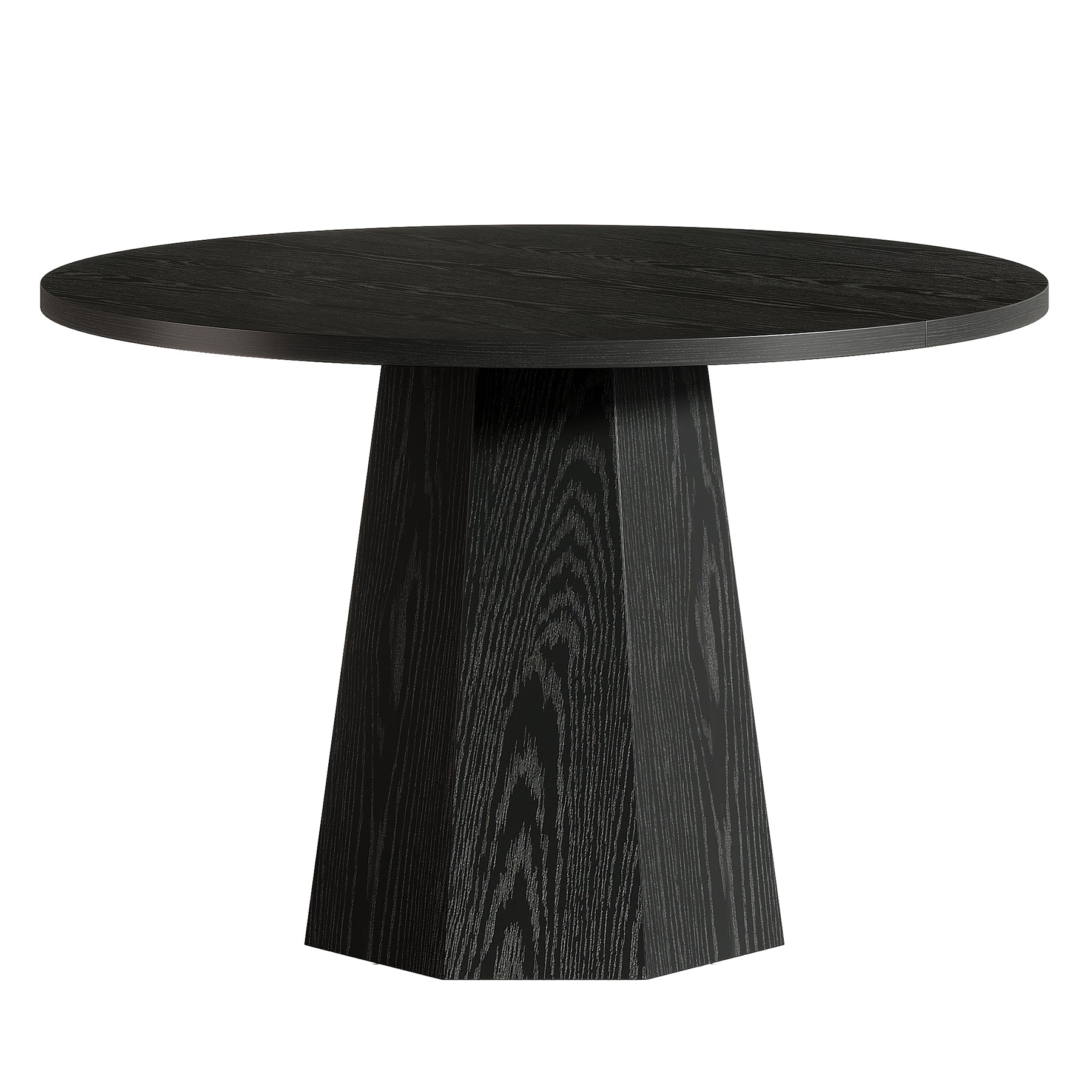 Tribesigns Table à manger ronde de 118 cm avec base robuste