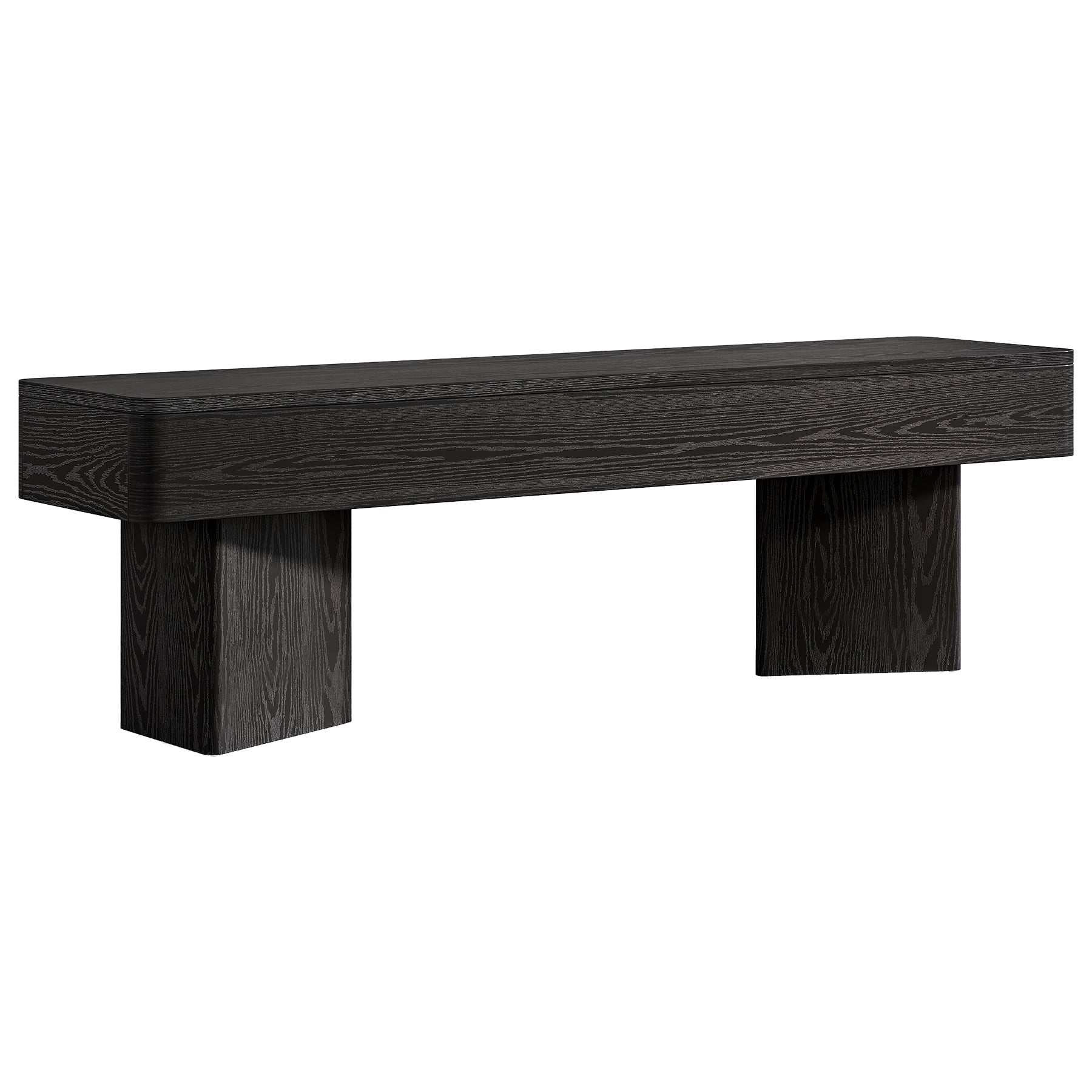 Tribesigns Banc d’Entrée 120 cm, Banc Moderne avec Base Prismatique Robuste