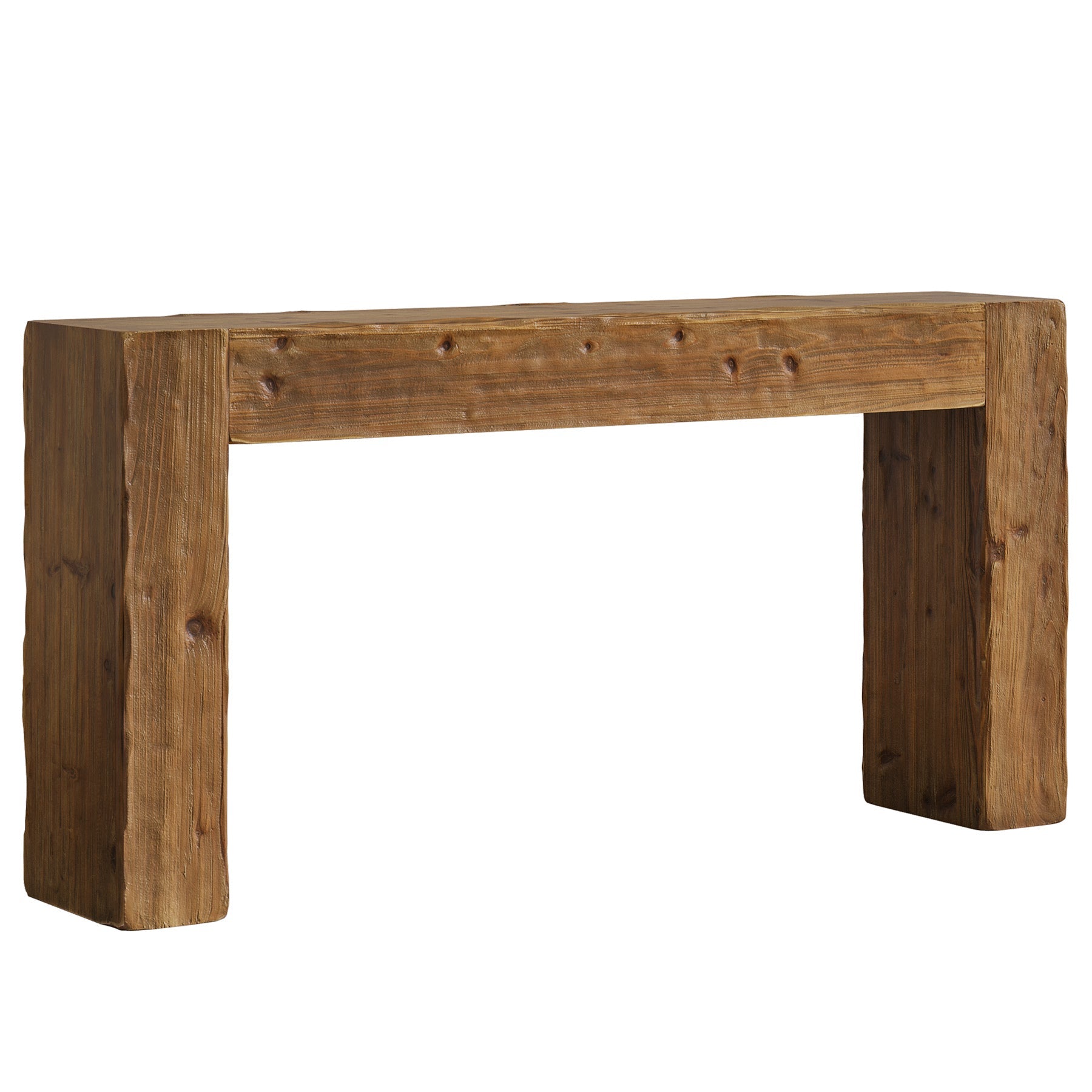 Tribesigns Console en bois de 160 cm, table de canapé rustique pour entrée