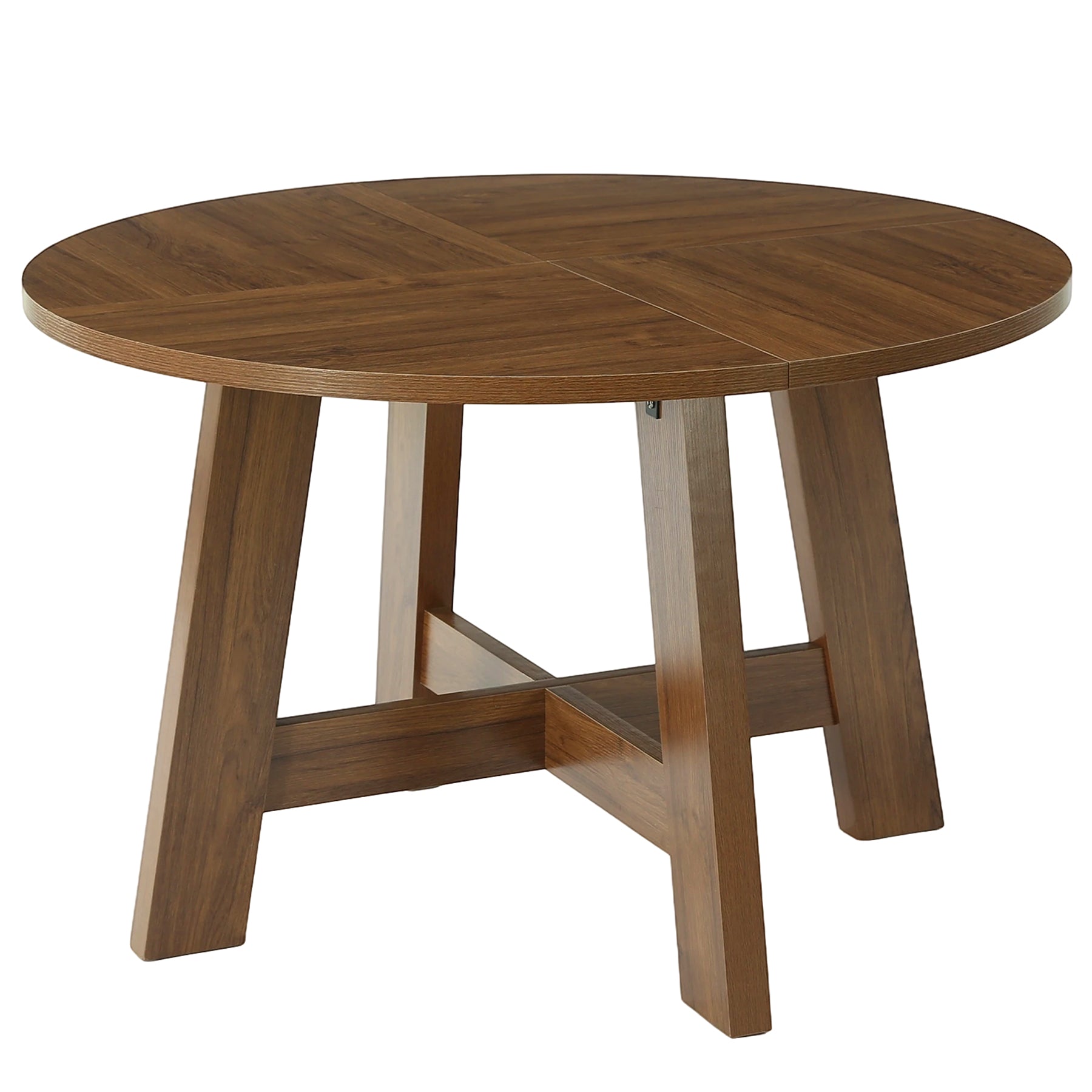 Tribesigns Table à manger de 118 cm avec traverse renforcée pour 4 à 6 personnes