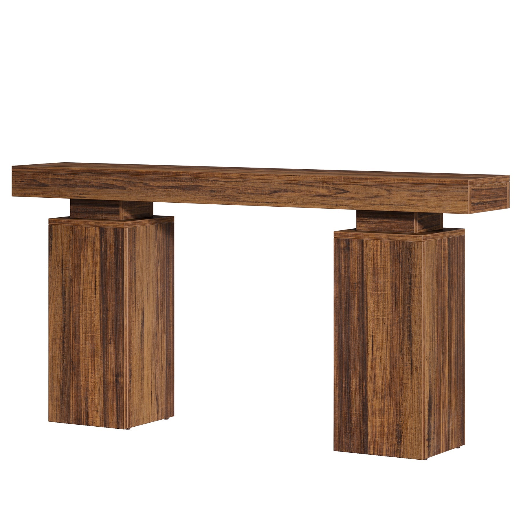 Tribesigns Console van 160 cm, Landelijke Houten Haltafel voor Woonkamer en Gang