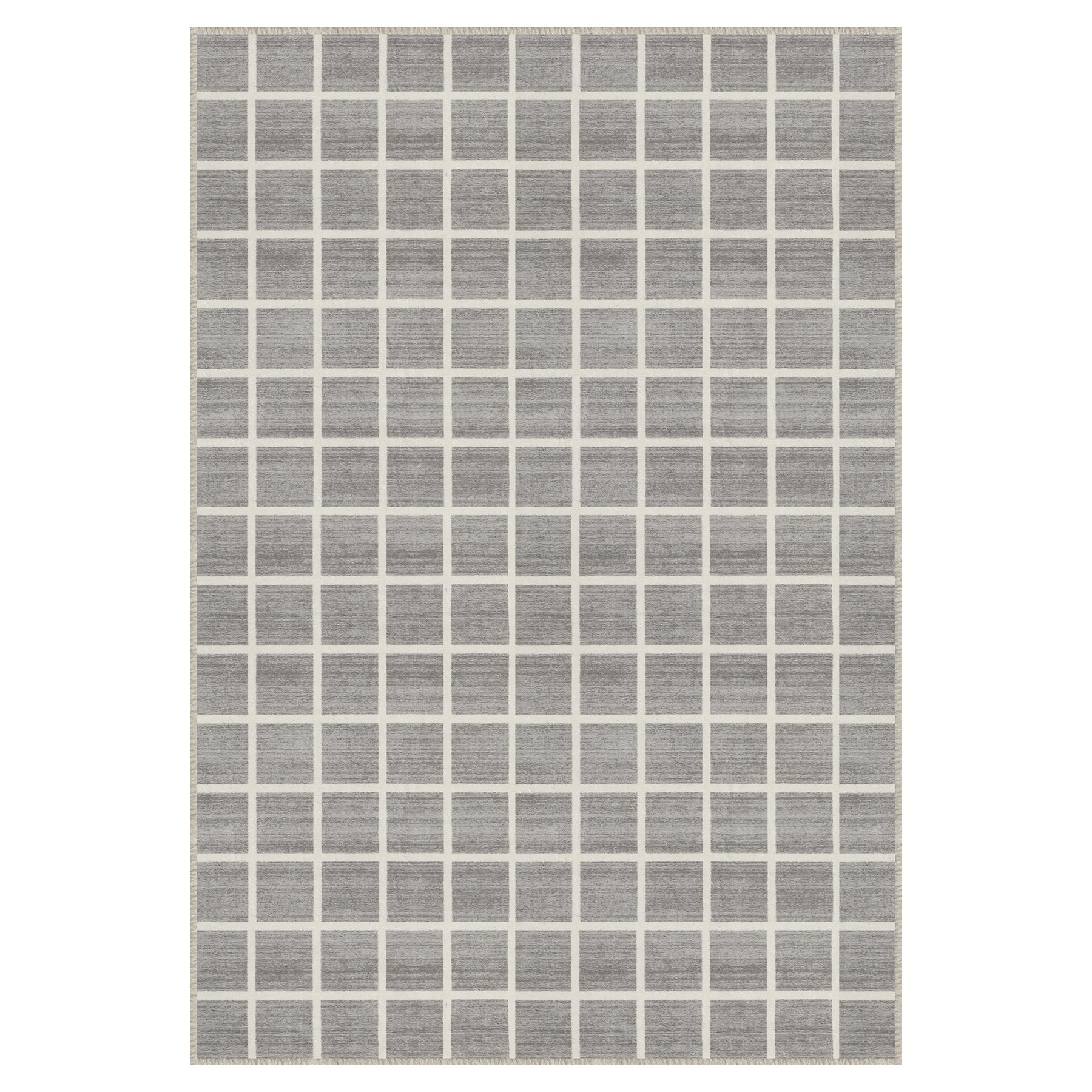 Tribesigns Tapis Moderne à Carreaux, Tapis Lavable à Damier, Doux et Antidérapant pour Salon, Certifié OEKO-TEX
