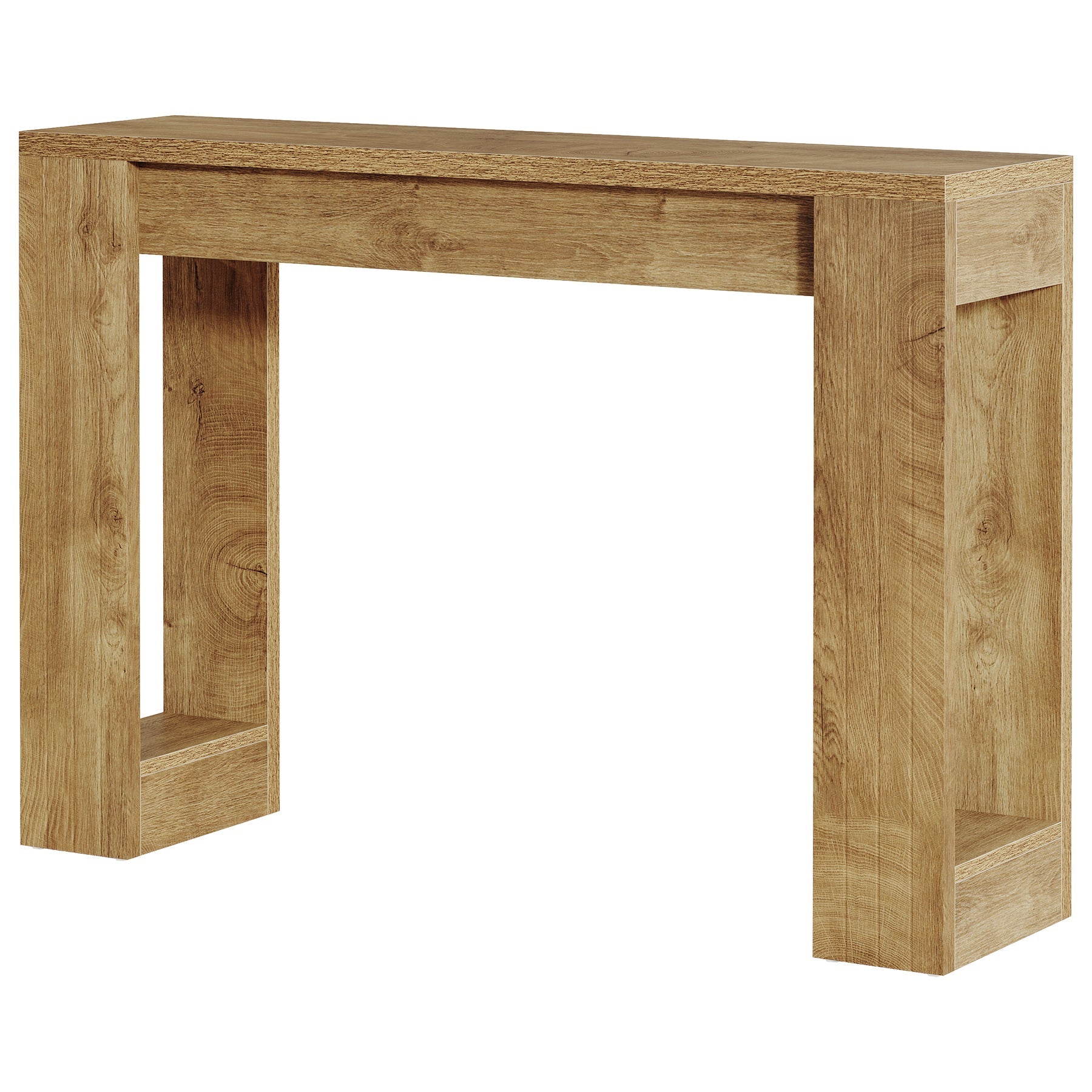 Tribesigns Smalle Sidetable van 105 cm, Rustieke Consiletafel voor Hal en Woonkamer