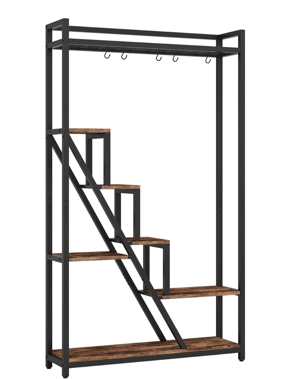 Tribesigns 7-Tier plantenstandaard voor binnen, grote metalen plank van 180 cm