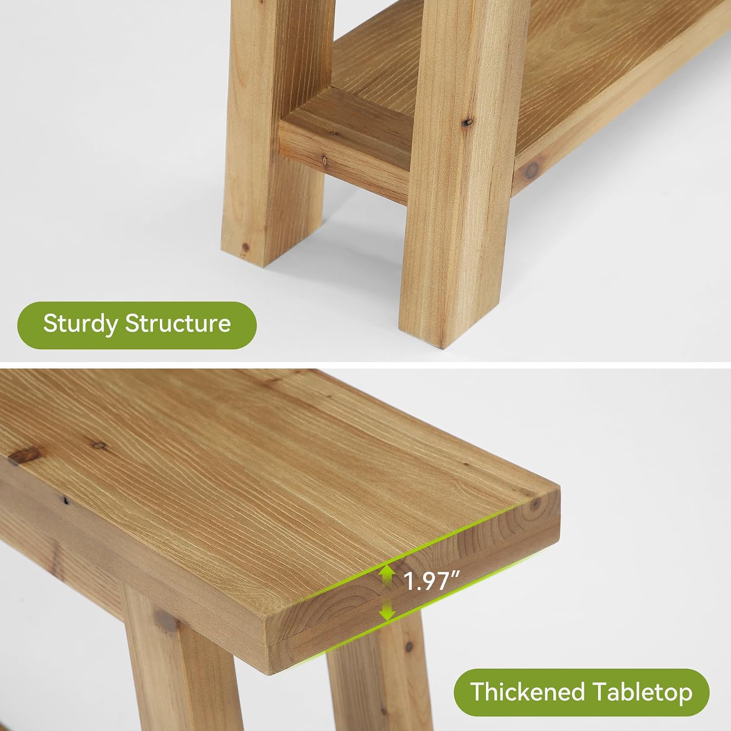 Meuble TV bas en bois massif de 180 cm pour téléviseurs de 65 à 80 pouces, Meuble multimédia de style champêtre