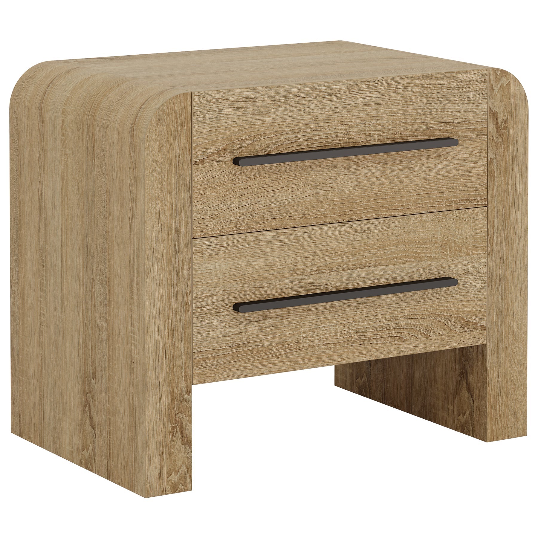 Tribesigns Table de chevet avec 2 tiroirs, 70 cm Table d'appoint moderne avec espace de rangement