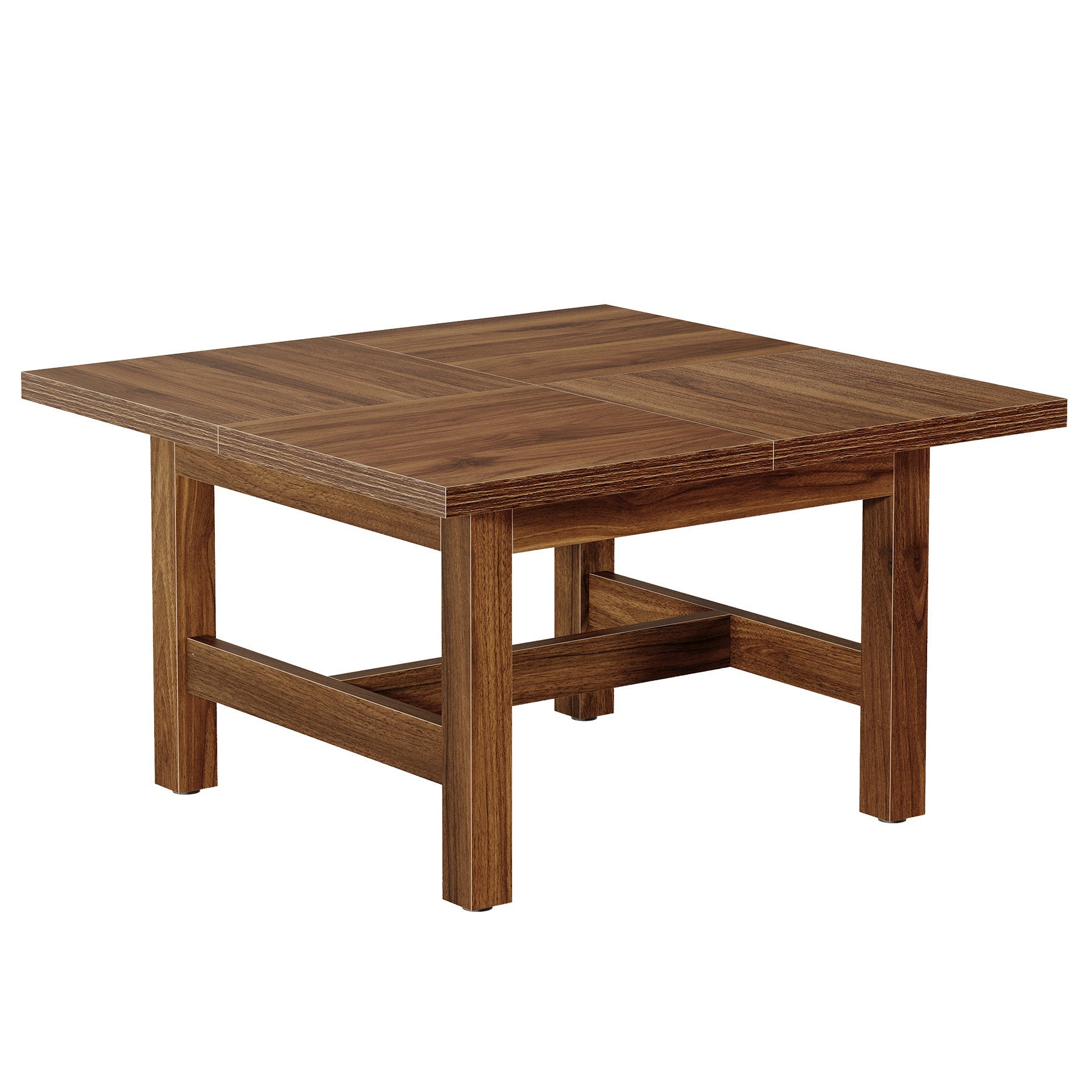 Tribesigns Table Basse Carrée 79 cm avec Pieds Robustes et Grand Plateau