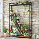 Tribesigns 7-Tier plantenstandaard voor binnen, grote metalen plank van 180 cm 3