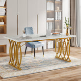 Tribesigns Bureau exécutif, Grand bureau d'ordinateur Bureau de bureau moderne 3