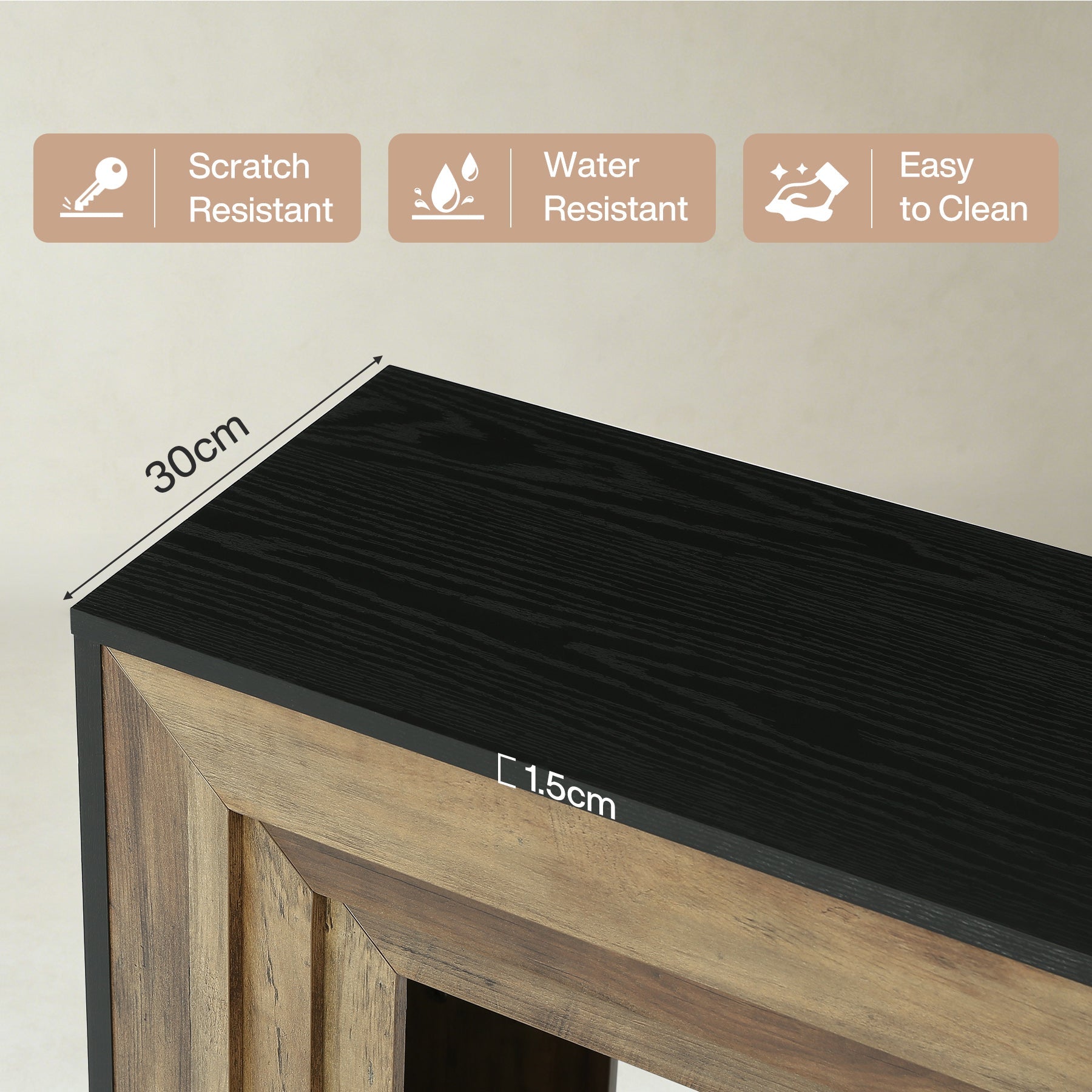 Tribesigns Console 105 cm à 2 Étagères, Table d’Entrée pour Couloir