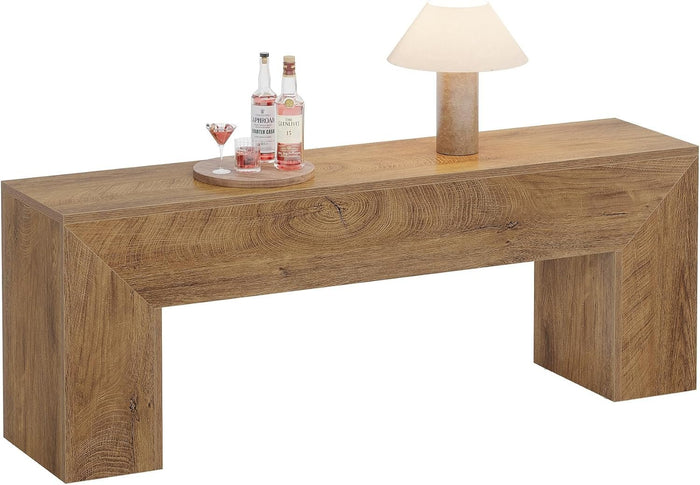 Tribesigns Banc d’Entrée Country en Bois 120 cm avec Rangement à Chaussures