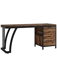 Tribesigns Coiffeuse meuble à 3 tiroirs réversibles, Bureau de maquillage chic