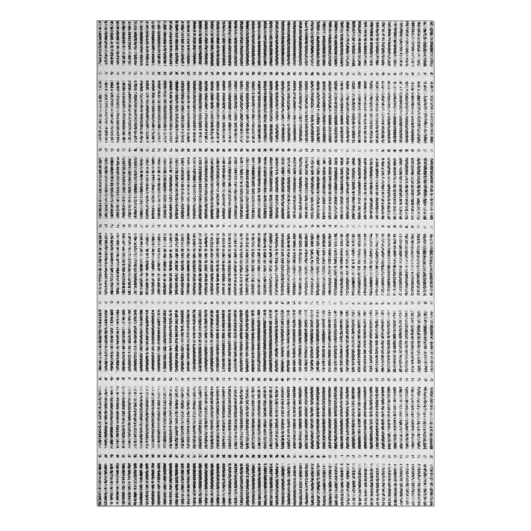 Tribesigns Tapis Ultra-Fins Lavables 160 x 230/200 x 300 cm, Tapis Rayés Antidérapants Style Campagne pour Salon et Chambre, Certifiés OEKO-TEX