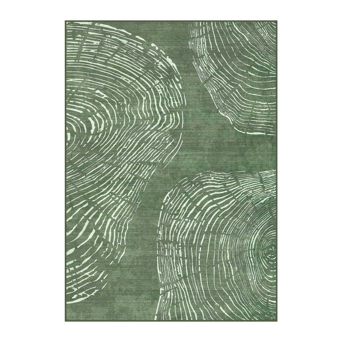 Tappeto astratto lavabile in lavatrice#Colore_Verde