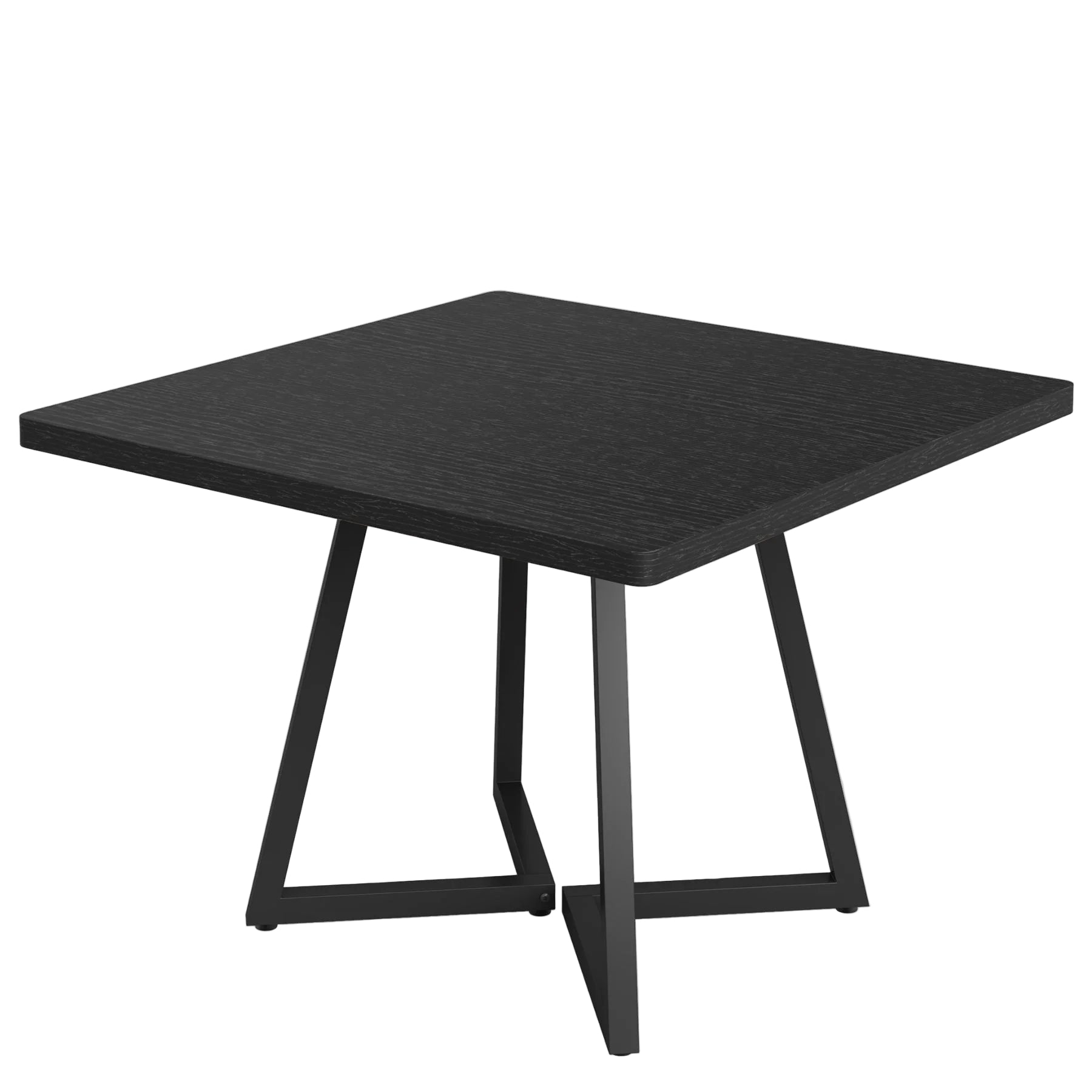 Tribesigns Table à Manger pour 4 Personnes, Table avec Pied métallique Table de Salle à Manger en Bois