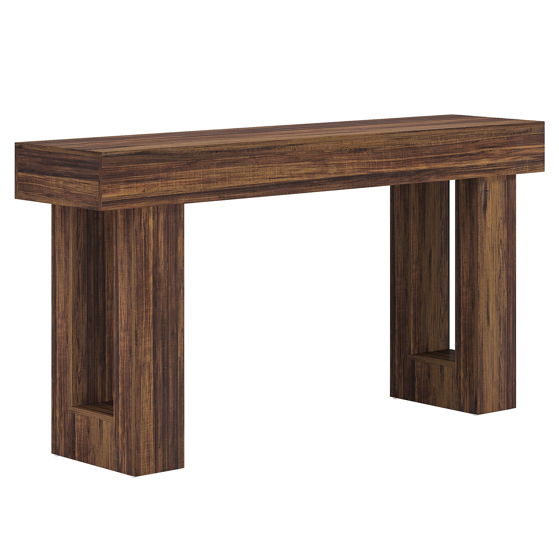 Tribesigns Table console de 160 cm, Table d'entrée de style ferme en bois
