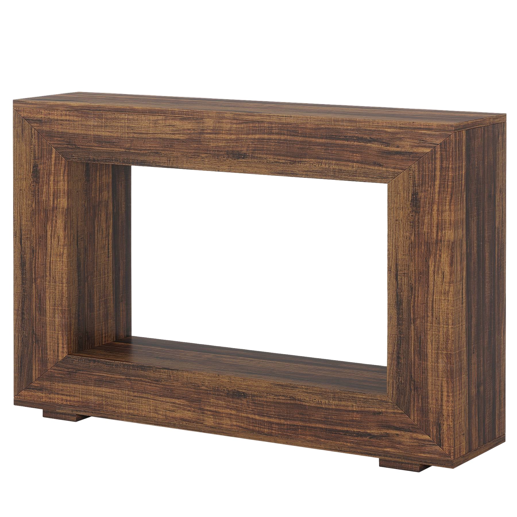 Tribesigns Console de style maison de campagne, Table basse en bois pour l'entrée